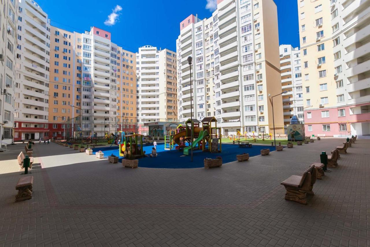 Comfortable Apartment With A Panoramic View Chisináu Exterior foto
