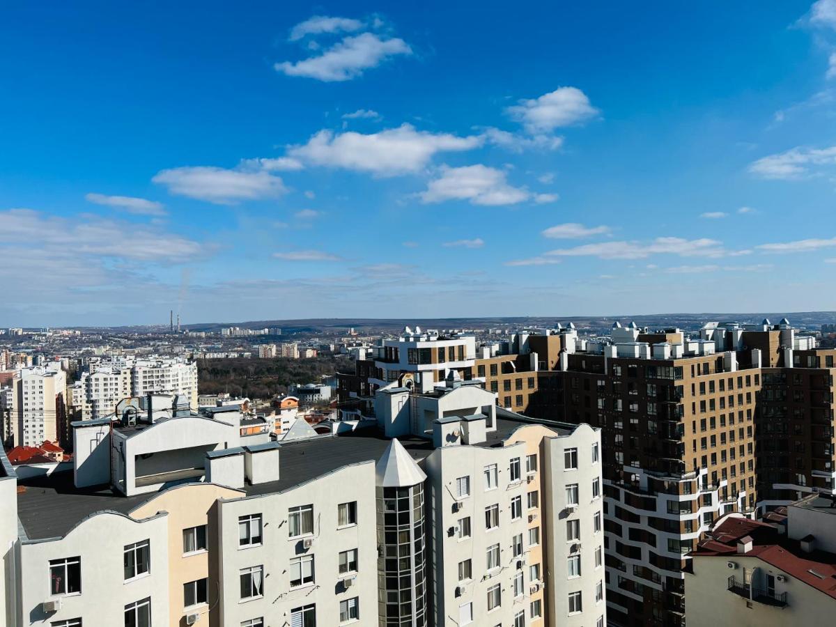 Comfortable Apartment With A Panoramic View Chisináu Exterior foto